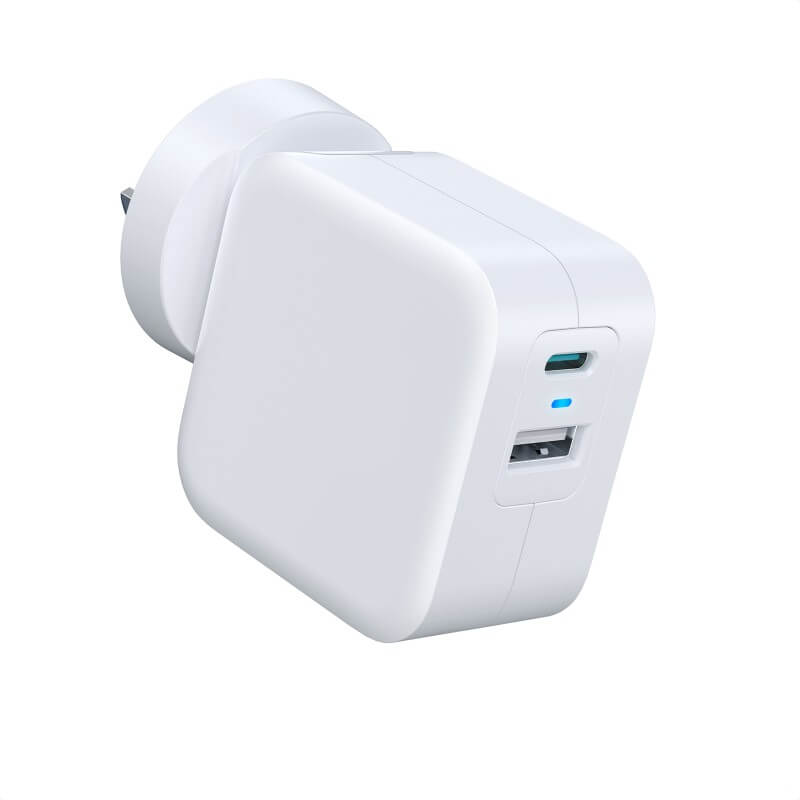 CHOETECH USB-A + Type C 38W Wall Fast Charger Adapter Plug