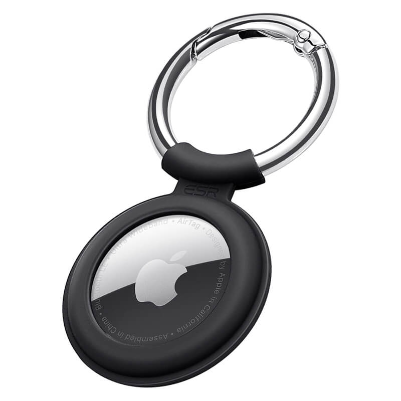 ESR AirTag (2021) Case | Black Silicone Cloud Keychain