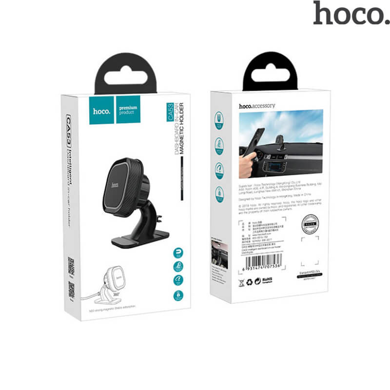 HOCO Magnetic Car Phone Holder | CA53 Universal Intelligent Dashboard Mount