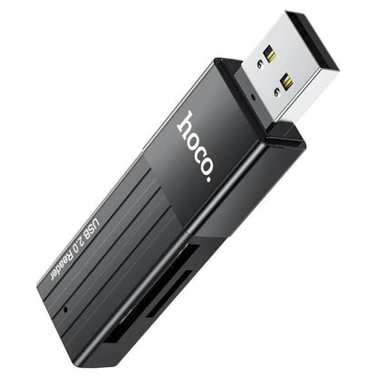 HOCO Micro SD USB card reader | HB20 Mindful 2-in-1 (SD+Micro SD) USB3.0