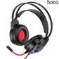 HOCO Gaming Headphones with Mic | W105 Joyful Series (USB+3.5mm) Red