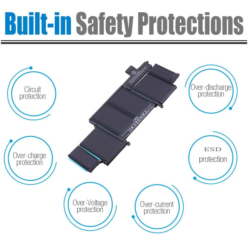 Macbook Pro 13" A1502 Battery Replacement for Late 2013 - Early 2015 (Model A1582)