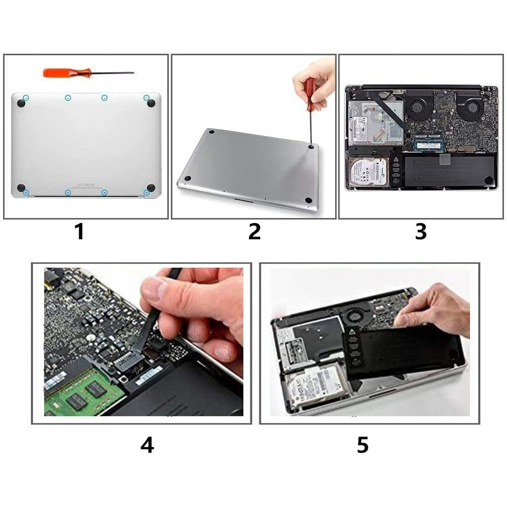 Macbook Pro 13" A1278 Battery Replacement Mid 2009-Mid 2012 (Model A1322)