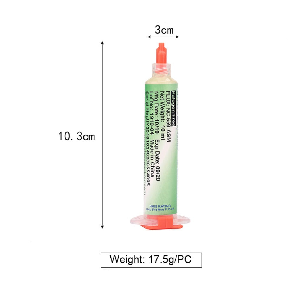 Amtech NC-559-ASM 10cc Lead Free No-Clean Soldering Flux from JiyangSolder- 10ml