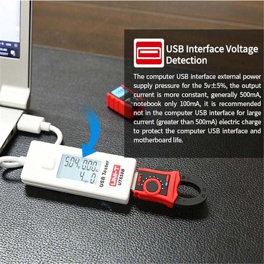 UNI-T UT658B USB Ammeter Charger Tester