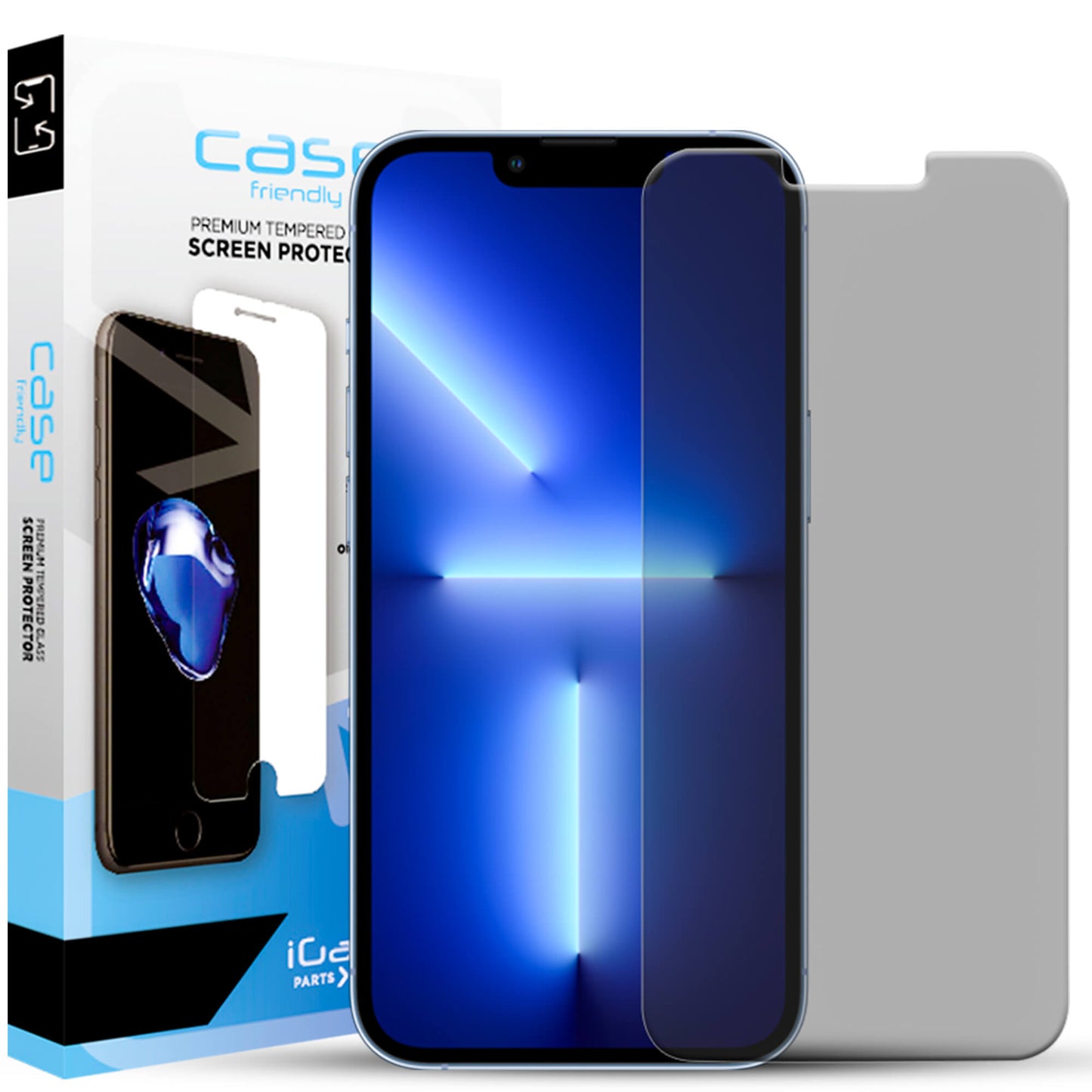 iPhone 12 Mini Glass Screen Protector Privacy Tint | Case Friendly