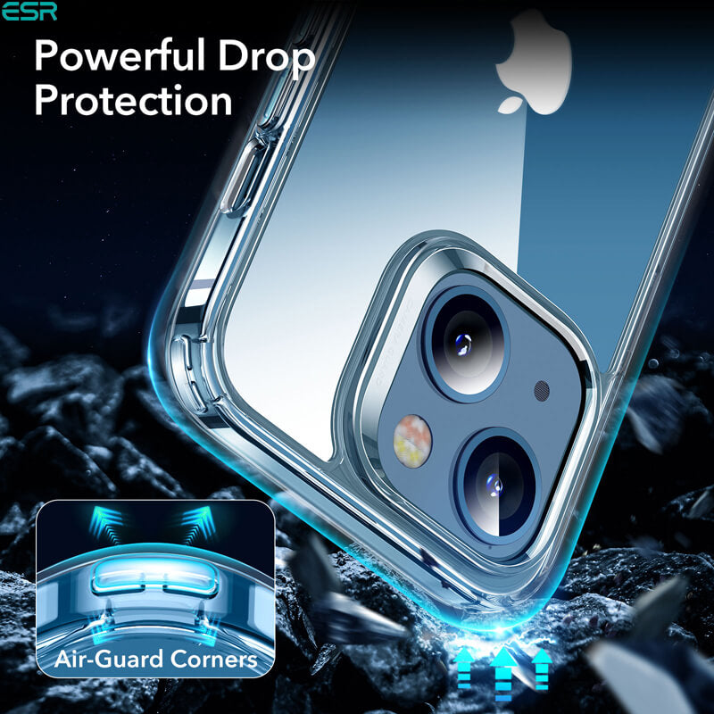 ESR iPhone 13 Mini Case | Classic Hybrid Shock-Absorbing Protective Clear Bumper