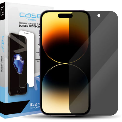 iPhone 14 Pro Glass Screen Protector Privacy Tint | Case Friendly