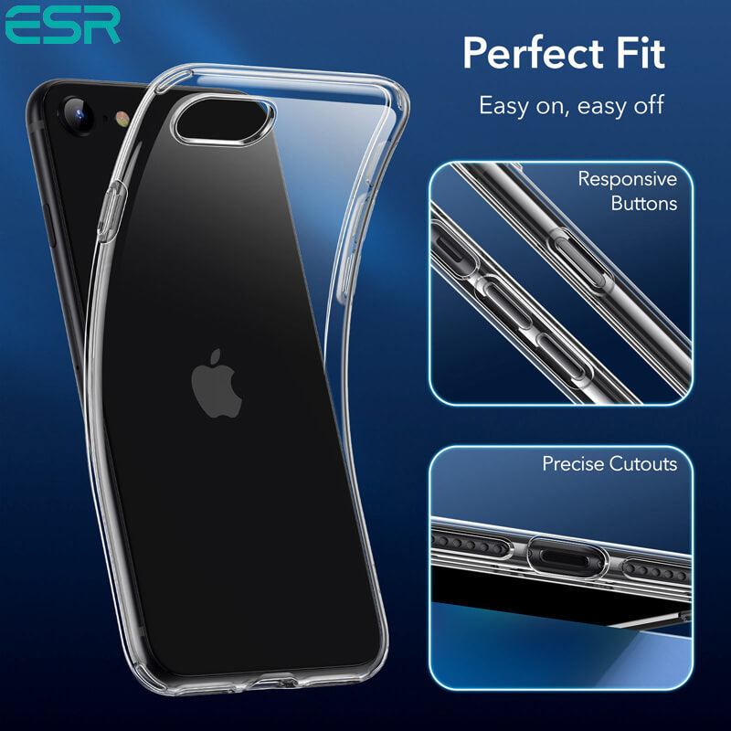 ESR iPhone SE 2nd & 3rd Gen (2020/2022)/iPhone 8/iPhone 7 Case | Essential Zero Clear