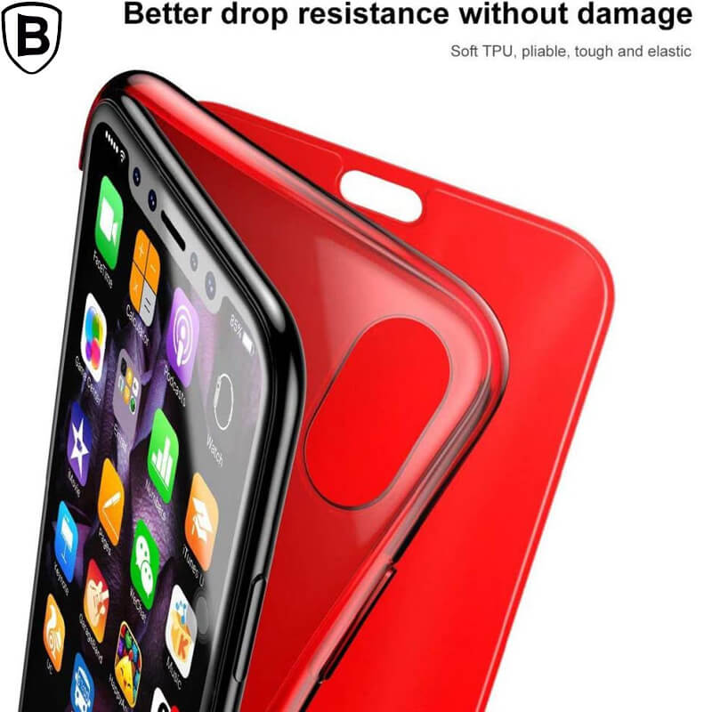 iPhone XR Case | BASEUS Touchable Flip Cover Red