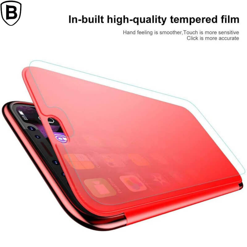 iPhone XR Case | BASEUS Touchable Flip Cover Red