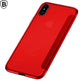 iPhone XS Case | BASEUS Touchable Flip Cover Red