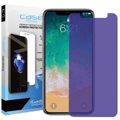 iPhone XS Max Case Friendly Glass Screen Protector | Anti-Bluelight