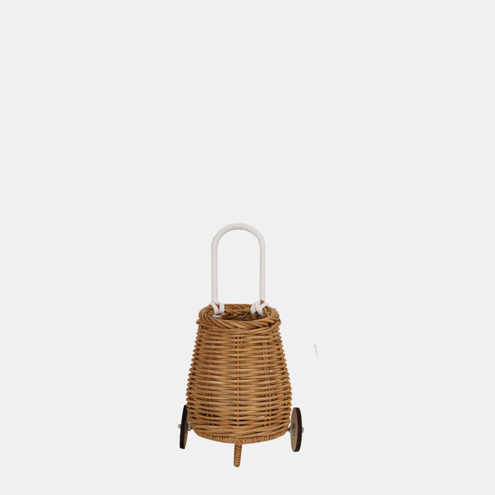 Olli Ella Luvya Heart Rattan Bag