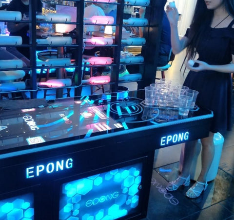 electronic pong table