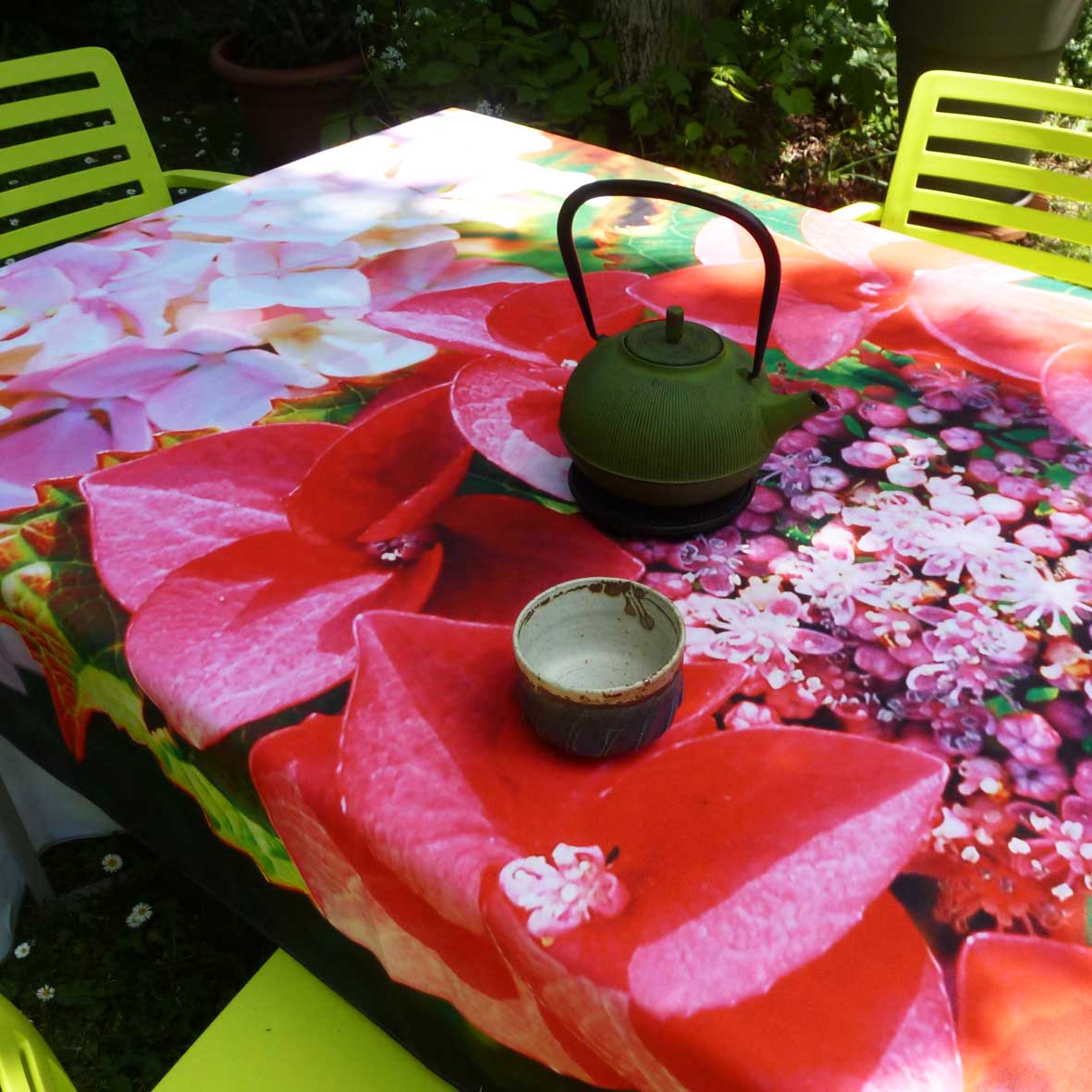 Les nappes, design par Christine Bruniau, Nappe Vegetale