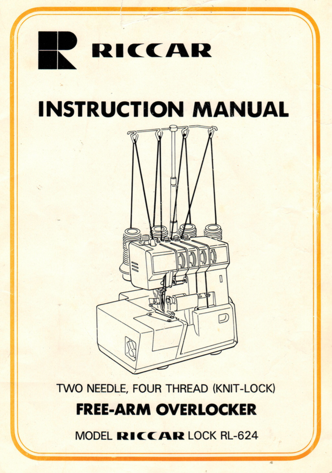 Brother Lock 640D Instruction Manual