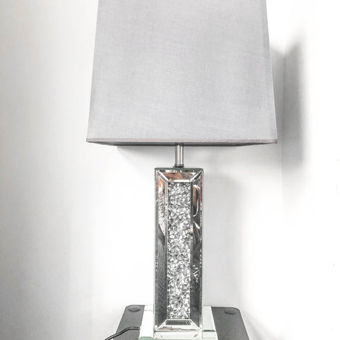 diamond crush table lamp