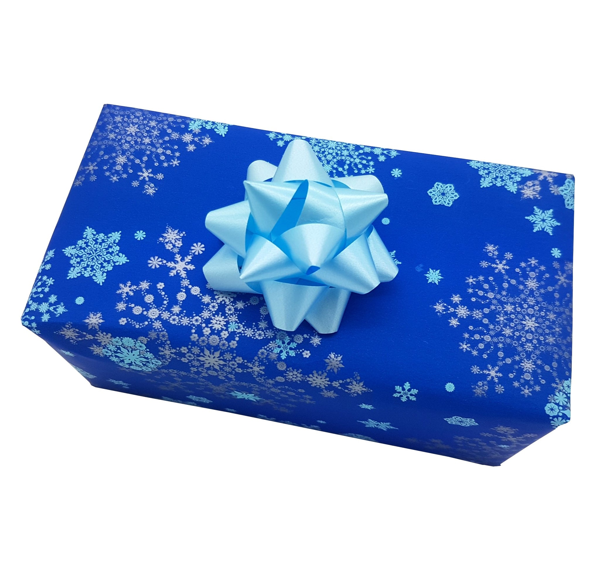 Royal Blue Xmas Gift Wrap-Blue Christmas Wrapping Paper-Counter Rolls