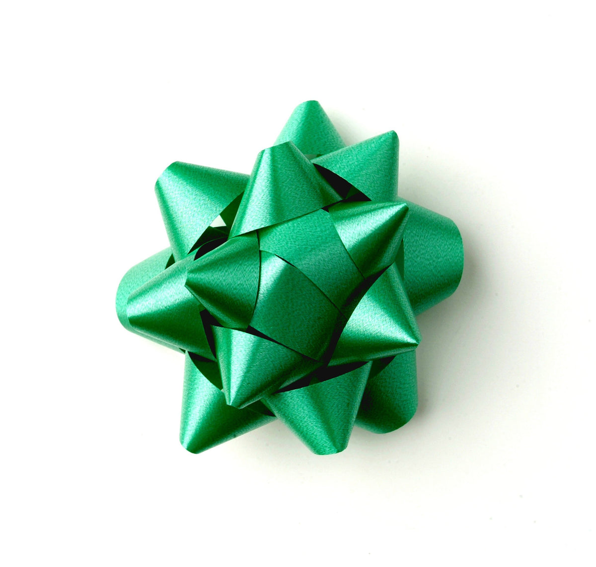 Green Star Bows - Xmas gift Bows-Green self-adhesive bows – Hallons