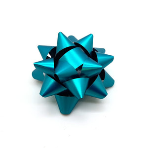 teal gift bows