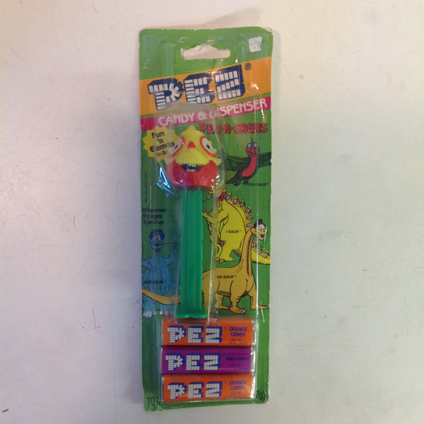 Vintage 1990's Pez Candy Dispenser w/Original Packaging Pez-A-Saurs I-Saur