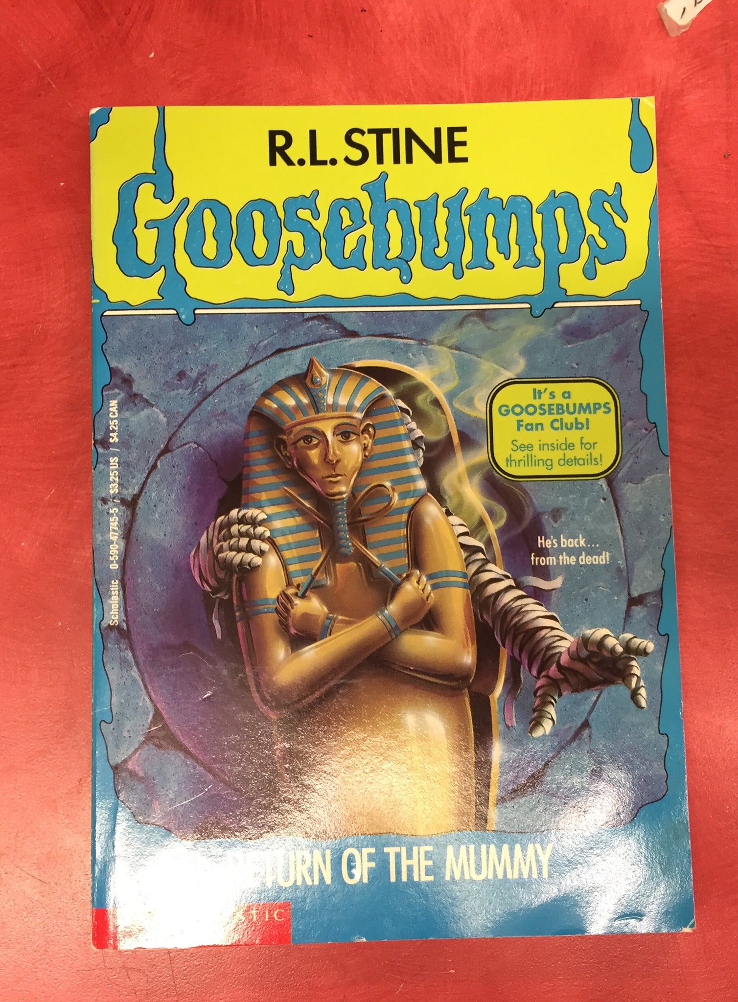 Goosebumps R L Stine Return Of The Mummy Issue 23 Time Warp Llc 