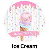 ice cream birthday backdrop