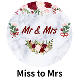 miss to mrs wedding backdrop