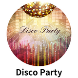 disco party backdrop