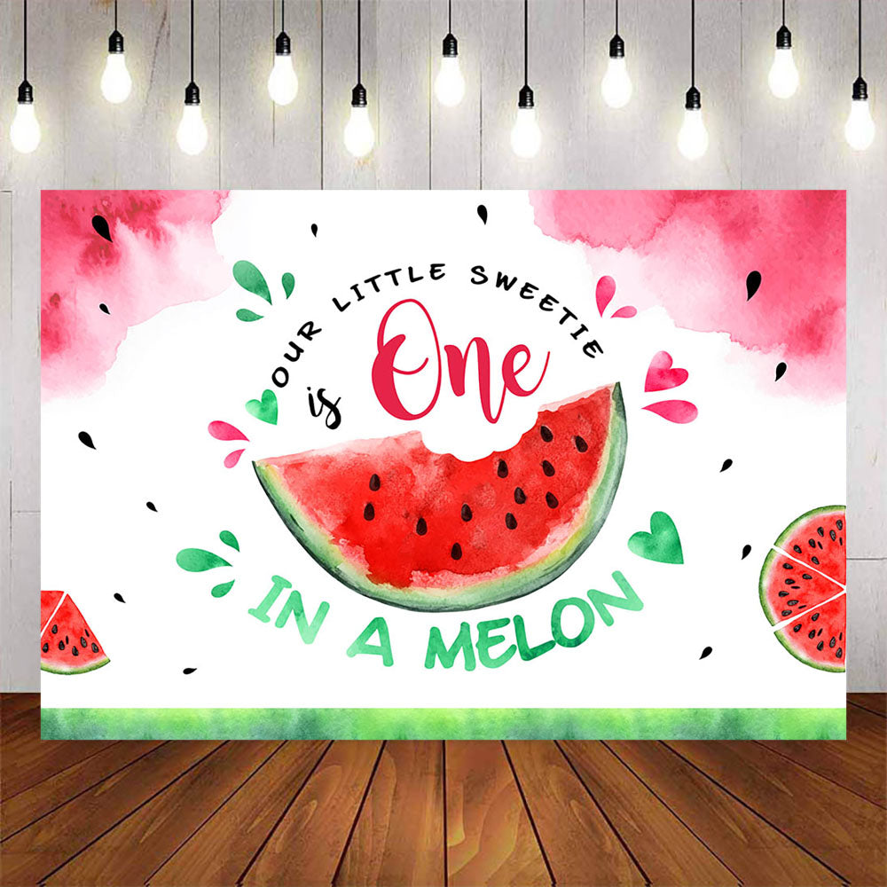 Mocsicka Sweet Watermelon Happy 1st Birthday Party Supplies – Mocsicka ...