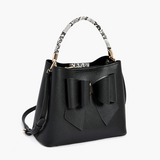Helena Bowtie Medium Handbag Black