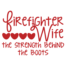 Firefighter Wife Strength Behind Boots Thin Red Line Snap on 18" Leather Rope Diamond Pendant N