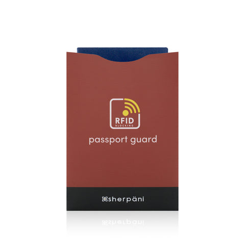 RFID Blocking Passport Sleeve by Sherpani for safe travel