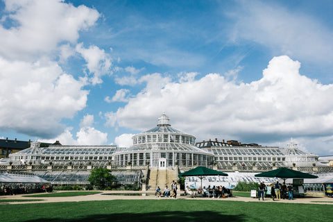 Full view of Copenhagen's Botanical Garden