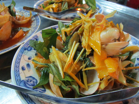 A beautiful Vietnamese dish with clams