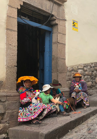 Local people in Cusco, Peru