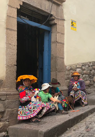 Local people in Cusco, Peru