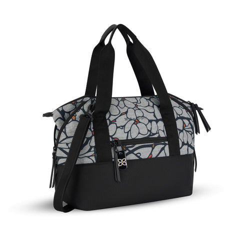 Angled front view of Sherpani travel tote, the Eclipse.