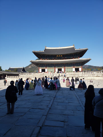 Courtyard inside Gyeongbokgung Palace