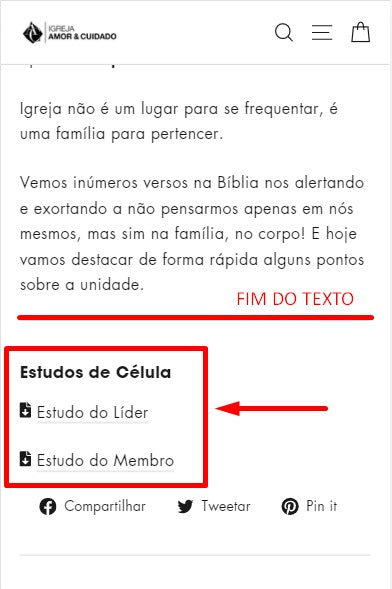 Como baixar os estudos de célula no celular