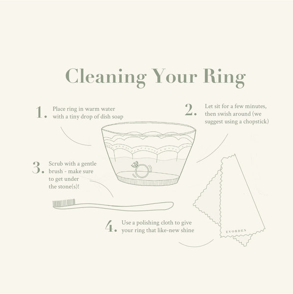 How to clean and care for your engagement ring