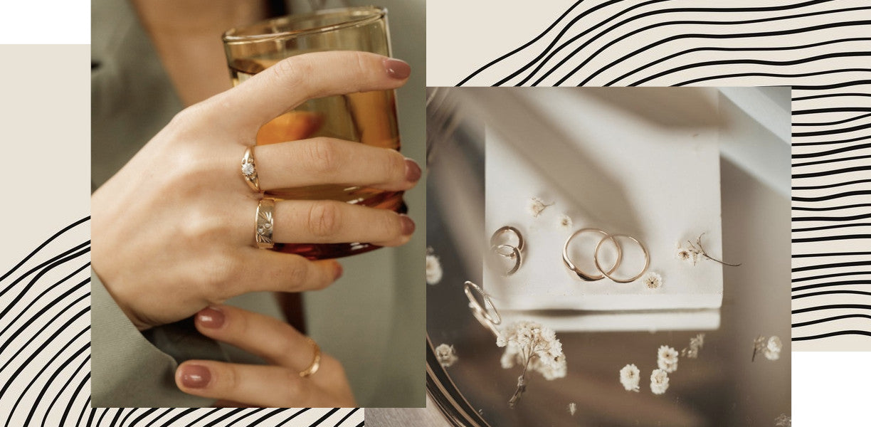 Upcycled Engagement Rings by Vancouver bridal shop Evorden.