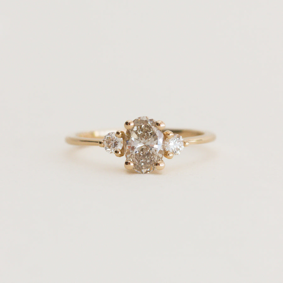 Lab Diamond Oval Engagement Ring | Thea Ring | Evorden