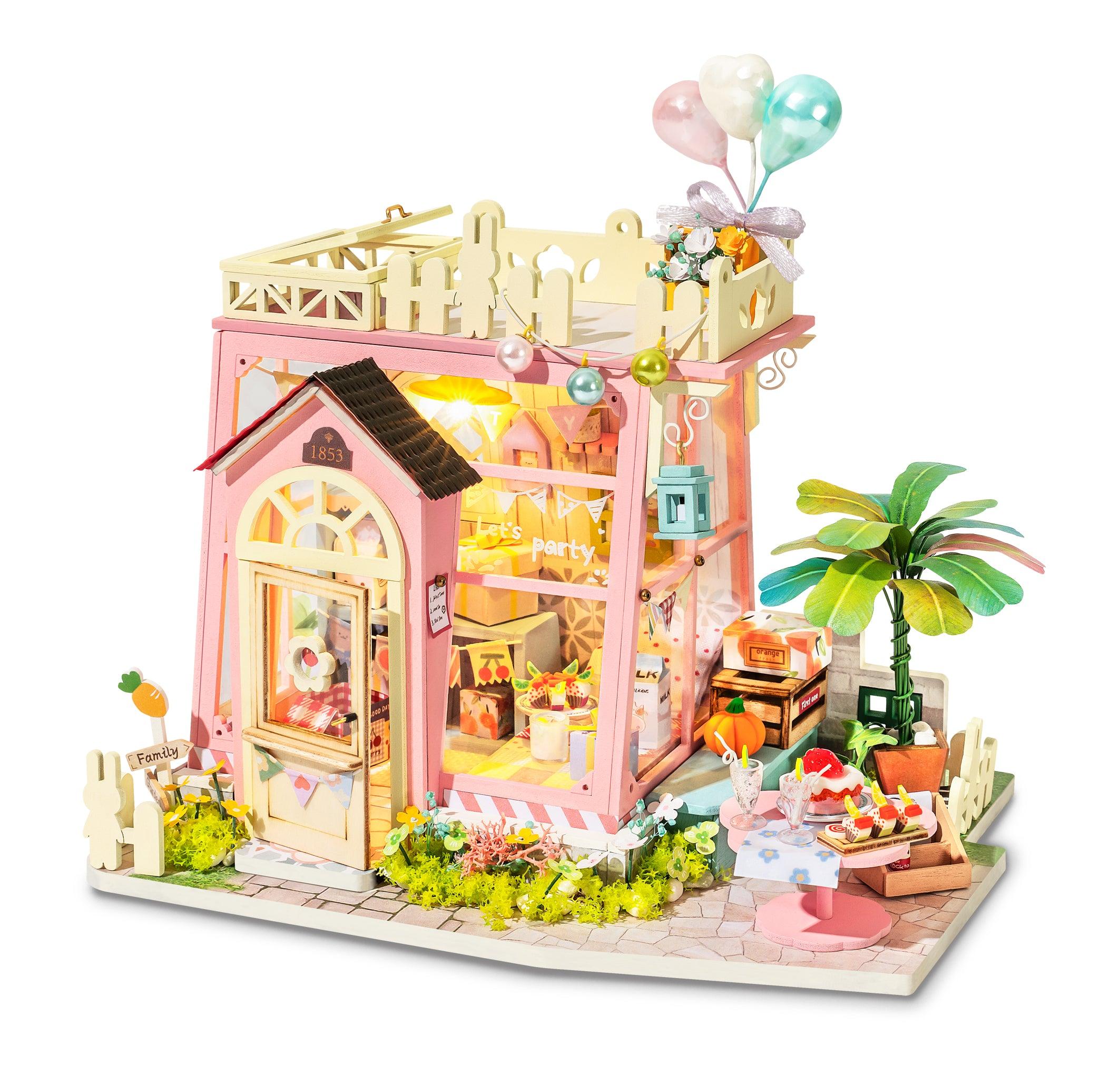 Hands Craft DIY Miniature Dollhouse Kit | Cathy's Flower House