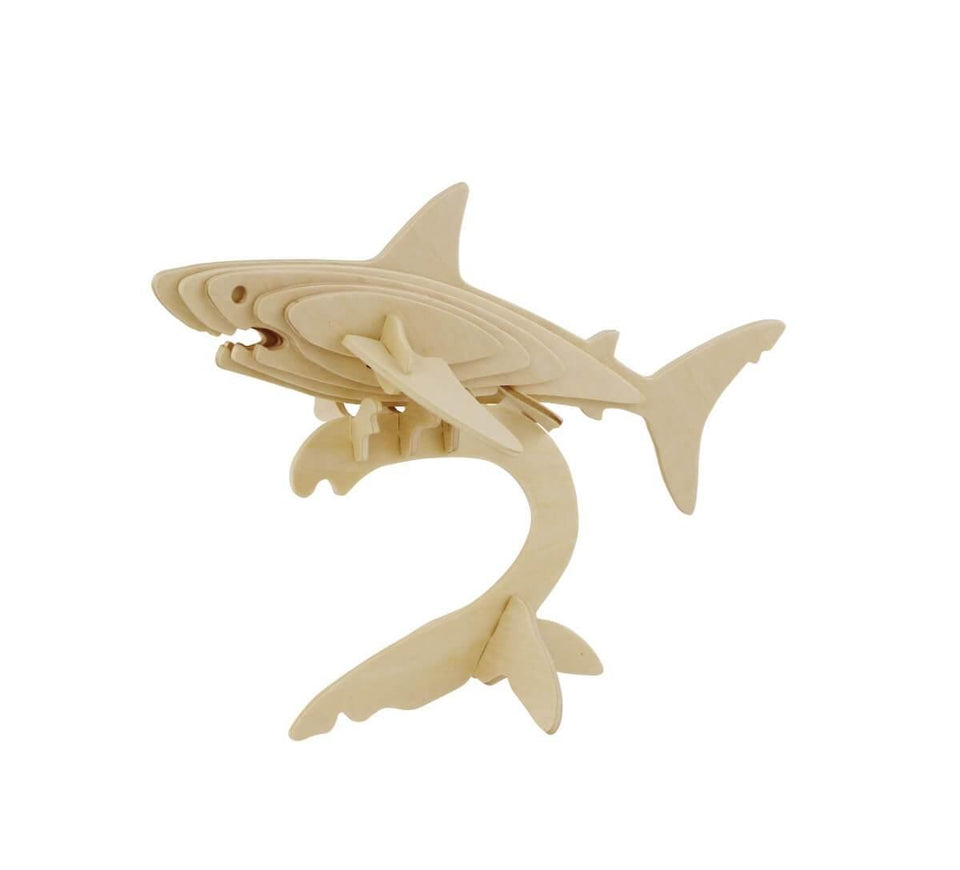 3d puzzle shark