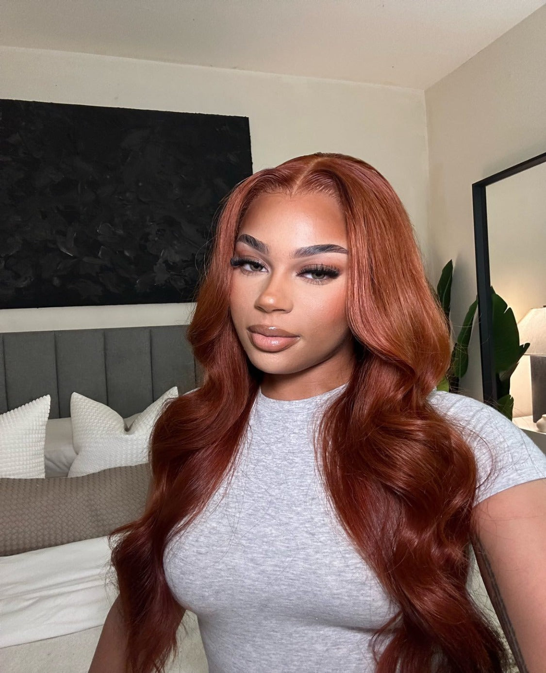 Copper Invisible HD Lace Front Wig | Wig Dealer