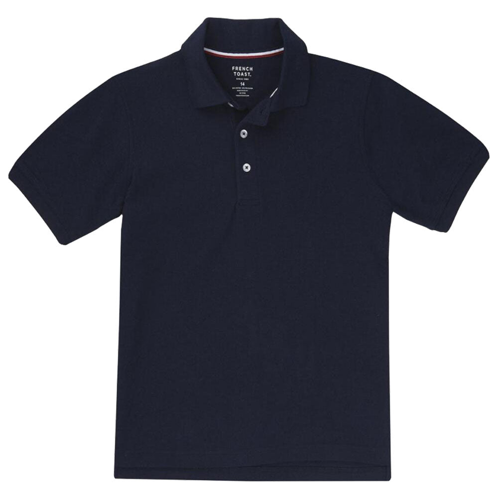Short Sleeve Pique Polo Shirt - Boys - Navy – Kids For Less