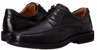 Ecco Me’n Oxford Dress Shoes Loafers Lace Up Black Leather