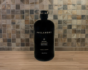 Envrionmentally Friendlier Refill for Natural Deodorant Spray for Men by PHILANDRY
